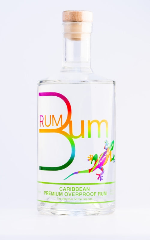 Rum Bum Premium Overproof Rum bottle