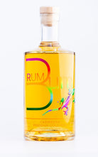A bottle of Rum Bum Caribbean Premium Gold Rum 