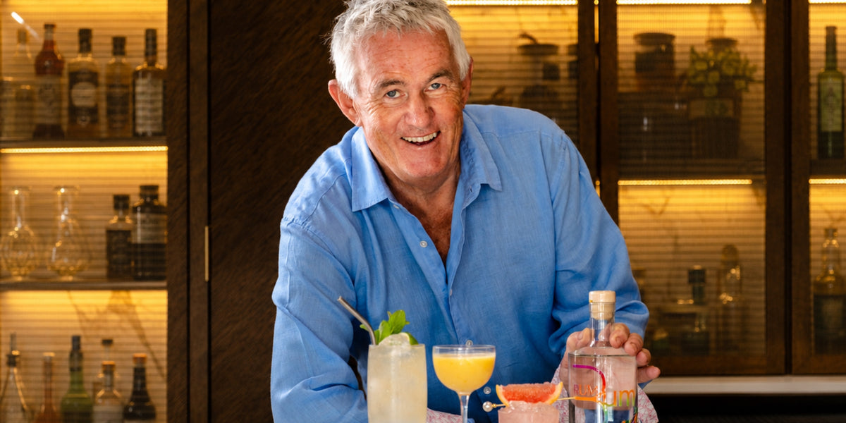 Kevin Snook with Rum Bum rum and cocktails