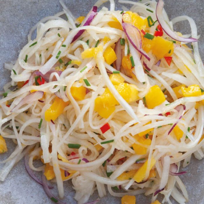 Caribbean mango, sweetcorn and vegetable salad from A Taste of Mustique