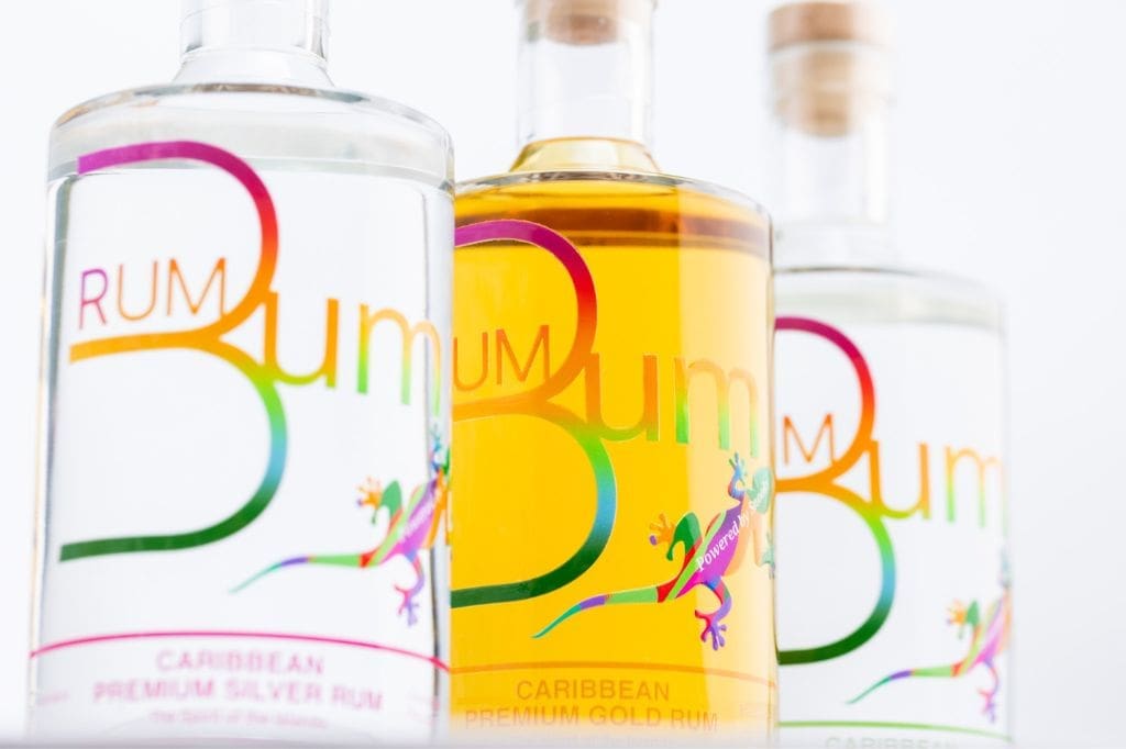 The Original Rum Bum Caribbean silver, gold and overproof rum styles